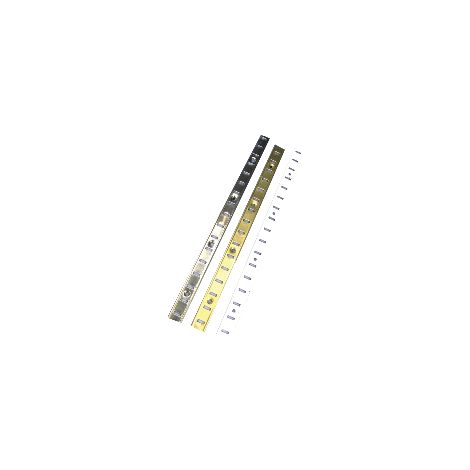 Cremagliera MONIN SAS - Acciaio ottonato - Larghezza 16 mm - Barra da 2 mL - 270701