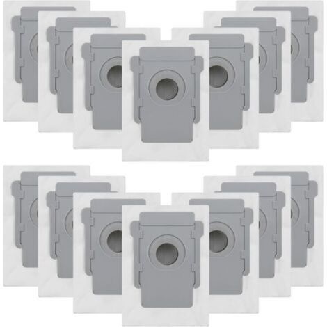 Konvolut mit 14 Staubsaugerbeuteln für iRobot Roomba i7/i7+/i3/i3+/i4/i4+/i6/i6+/i8/i8+/S9/S9+/j7/j7+/E5/E6/E7 Ersatzbeutel für iRobot Roomba i7 Zubehörset (A-14 Stück) (1/5)