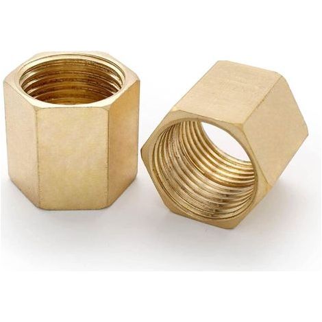 2 Pièces Connecteur Pneumatique, 1/2" Manchon Laiton, Hexagone Interne de 22 mm de Long Connecteur D'air, Peut Etre Utilisé pour le Raccordement D'outils Pneumatiques-JUSCH (1/5)