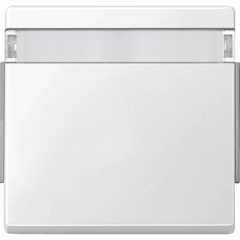 Merten Wippe mit Schriftfeld, polarweiß, AQUADESIGN 343919 (1/2)