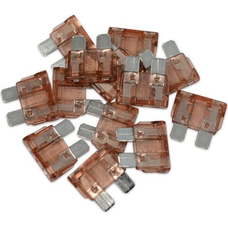 Fusibles enchufables de 5 amperios – Paquete de 25 – Protección de aparatos eléctricos – Dimensiones: 19 x 4,5 mm