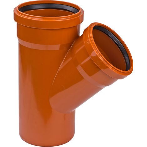 KG Abzweig DN200/160/45° KGEA Einfachabzweig Kanalrohr Abwasserrohr