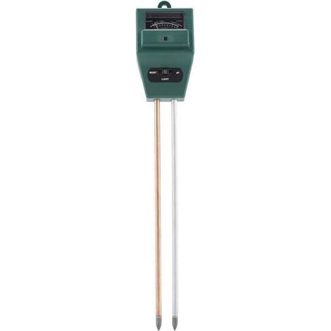 Testeur ph Terre 3 en 1 Testeur ph Sol, Soil Tester Kit Testeur Humidité Plantes PH Terre Metre Sol pour Fleurs/Herbe/Plante/Jardin/Ferme/pelouse 290x50x38MM(Vert) (1/4)