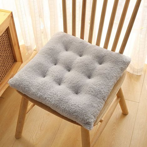 Coussin De Chaise - Tissu Lin Épais 3 cm - Pour Chaises De Salle À Manger Bureau Étudiant - Usage Intérieur Toutes Saisons - 1 Pièce (1/5)