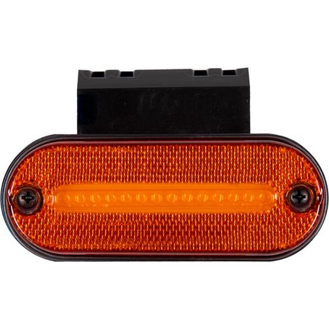 Hängende Markierungsleuchte, gelb, 12 LED FR0187S 12-24V, Abmessungen 118mm