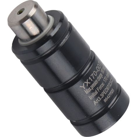 Amortisseur à gaz X170-007, vérin mini alliage azote 2800N, pièce d'emboutissage avec valve de gonflage, ressort pneumatique compact. (1/5)