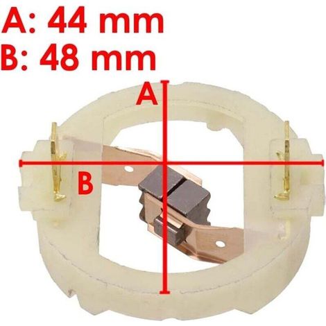 Balais de charbon pour perceuse Parkside PWSA 20 Li C3/B2/B3/D4 – Installation facile – Diamètre 44/48mm – Remplacement rapide (1/4)