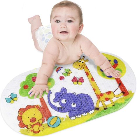 Mat de bain antidérapant, avec des ventouses pour la baignoire dans la salle de bain (1/4)