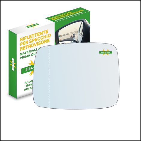 Vetro specchio retrovisore asferico lato sx-guidatore (solo dal 2001-2006)
