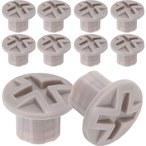 Lot de 10 capuchons de fixation pour toboggan enfant : cache-vis en plastique pour réparation et remplacement d'équipements de jeux pour enfants. Accessoires de jeux. Diamètre intérieur : 1,5 cm. (1/5)