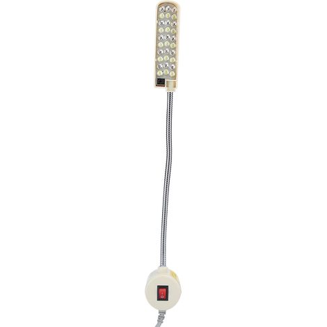 Lampe pour machine à coudre, 30 LED bicolores, protection oculaire industrielle, tension 110-250 V, prise européenne (1/5)