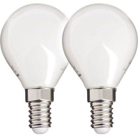2er-Pack LED-Filamentlampen E14, 806 lm, 6,5 W (entspricht 60 W), neutrales Weiß 4000 K, energiesparend, dimmbar (je nach Modell), für Kronleuchter und Wandlampen