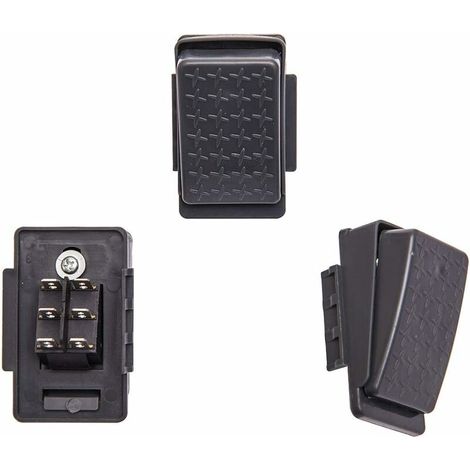 Interruptor de control del pedal del acelerador para coches de niños - Negro 6 pines