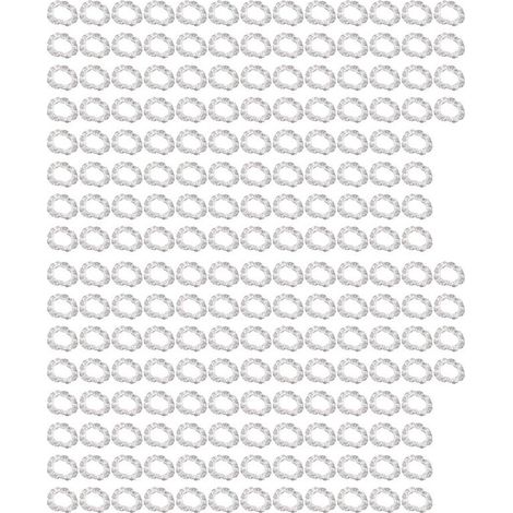 Convient pour 200 pièces par paquet de bandes de garniture élastiques jetables universelles en plastique pour volant, applicables aux volants de voitures et de camions, à usage unique.