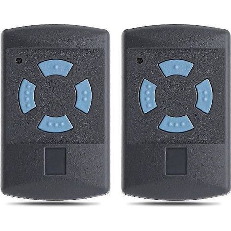 Packung mit 2 Fernbedienungssendern für Garagentore, kompatibel mit den HORMANN-Modellen HSM4-868, HSE2-868, HS4-868 und HSM2-868 (868 MHz).