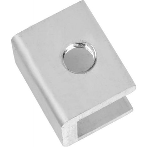 Lot de 8 loquets de fenêtre coulissante réglables, loquet de sécurité pour porte et fenêtre coulissantes en alliage d'aluminium, se (1/5)