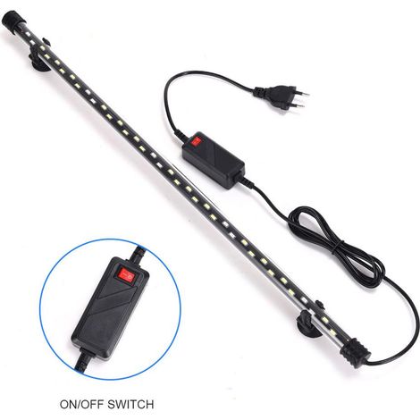 Lampe d'aquarium submersible, éclairage sous-marin pour aquarium
