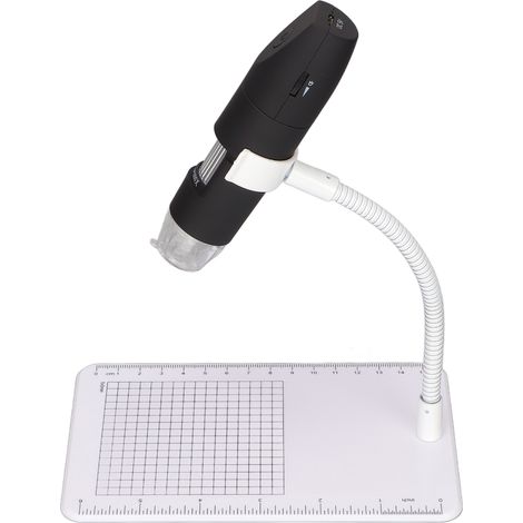 Microscope numérique USB WiFi HD grossissement 50x à 1000x avec 8 LED, mini-microscope portable sans fil pour smartphone Android et PC. (1/5)
