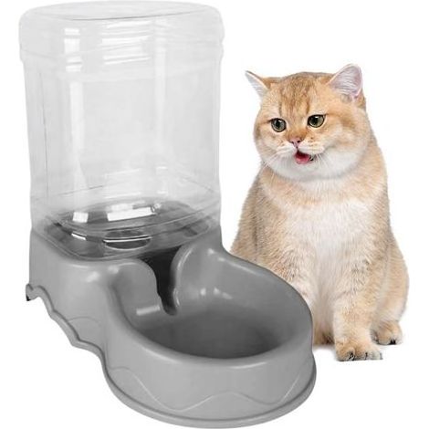 Distributeur Eau Chat automatiques 3.5L à l'épreuve des fuites Automatique Cat Bol d'eau détachable Cat Station d'alimentation pour Petits Animaux de Compagnie Moyen (1/5)