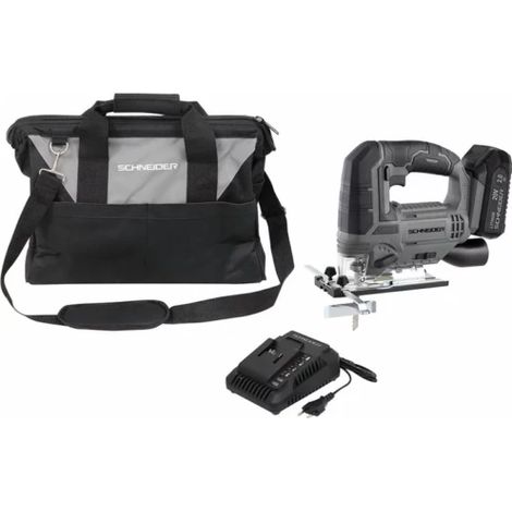 Pack scie sauteuse 20V - batterie 2Ah Li-ion - chargeur - sac de transport (1/2)