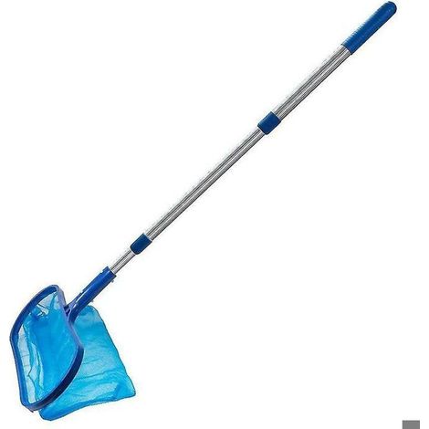 Épuisette piscine – Poteau télescopique aluminium, maille nylon profonde – Grande capacité débris – 3 m (1/5)