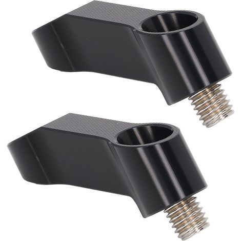 Support de rehausseur de rétroviseur moto 10mm/0.39in, adaptateur élévateur pour NMAX 155 125 2015-2022, paire, noir (1/5)