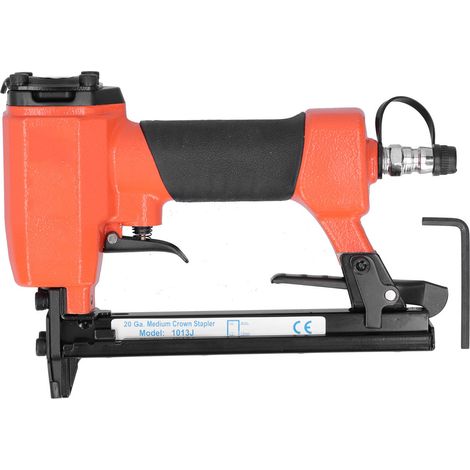 Pistolet à clous pneumatique en acier allié, petite machine à clouer manuelle pour menuiserie, 4-7 kg/cm², 1013 J (1/5)