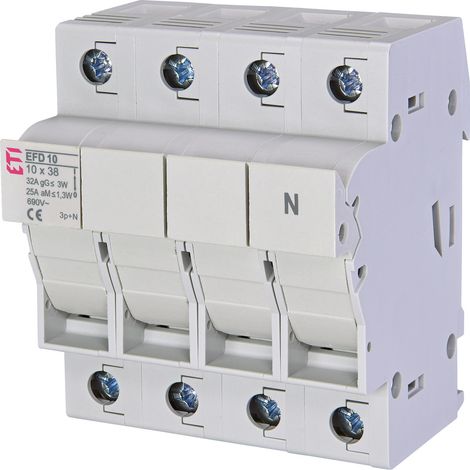 Interruptor fusible EFD 10 3p+N (1/4)