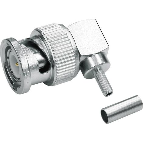 Telegärtner 100023505 100023505 Connecteur BNC mâle, coudé 75 Ω 1 pc(s) V076601 (1/2)
