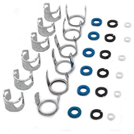 Kit di riparazione guarnizioni iniettori carburante 6 pezzi 06E998907G di ricambio per AUDI A4 A6 A8 2.8L 3.2L V6