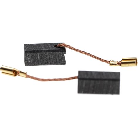 vhbw 2x Kohlebürste 14,3 x 6.3 x 6.3 mm kompatibel mit Metabo P563, P500VS, SH16(1), SH12 Elektrowerkzeug