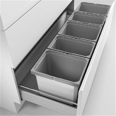 Naber Cox® Box 275 K/1200-5, Abfallsammler für vorhandene Auszüge, ohne Biodeckel (1/3)