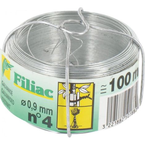 Filo zincato 0,9mm 100m N°4