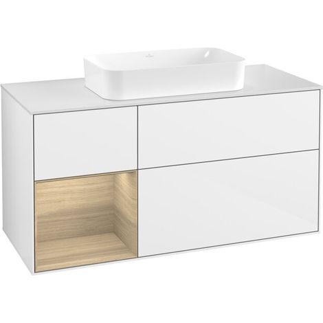 Villeroy & Boch F701PCGF Meuble sous-lavabo Finion F70 (1/2)