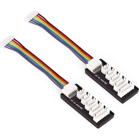 2PCS Conseil Chargeur de Balance de Batterie Module Chargeur de Batterie JST XH Carte de Charge parallèle Carte d'extension de Charge Adaptateur Balance pour 2S 6S LiPo Batterie