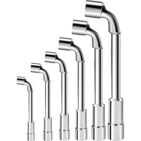 Juego de llaves de tubo de 6 piezas de 7-12 mm (1/5)
