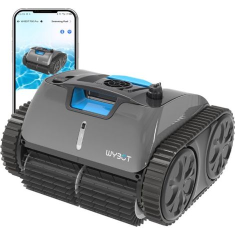 Wybot – Robot piscine sans fil – Nettoyage fond et parois – Autonomie 2h30 – Compatible tous revêtements – Connectivité Wi-Fi et Bluetooth