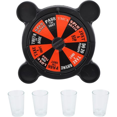 Jeu à boire rotatif pour adultes – Un jeu de bar amusant de style karaoké pour les fêtes d'anniversaire et Noël. (1/5)