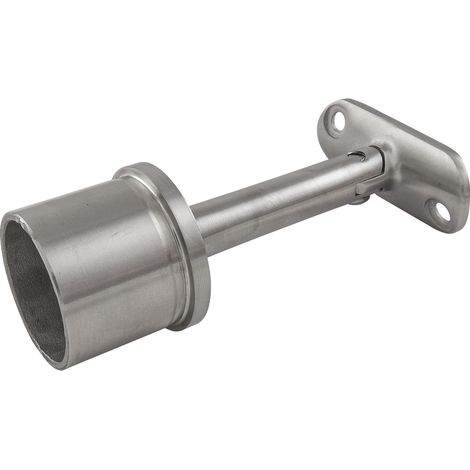 ECONOMY Rohrstütze verstellbar, Rohr ø 42,4 x 2,0 mm,Edelstahl geschliffen V2A (1/2)