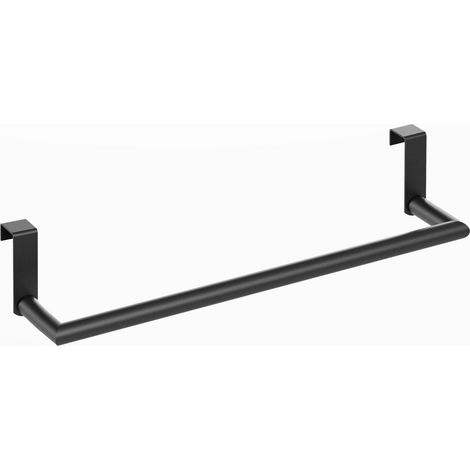 MANILLONS TORRENT 06343081 Toallero Barra Redondo 37 cm Lateral Mueble Negro Mate - ref: 06343081 (1/2)