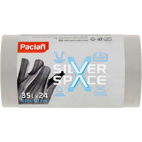 132355 Paclan Silver Space Multitop Lux Silver 35L 24 piezas. 135400 (1/2)