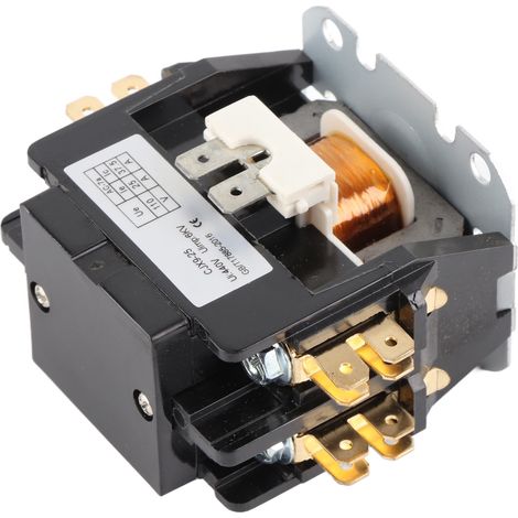Wechselstromschütz CJX9 25 2P, Silberlegierungskontakt, flammhemmend beschichtetes PP-Gehäuse, 25 A, Klimaanlagen-Wechselstromschütz, 110 V (1/5)