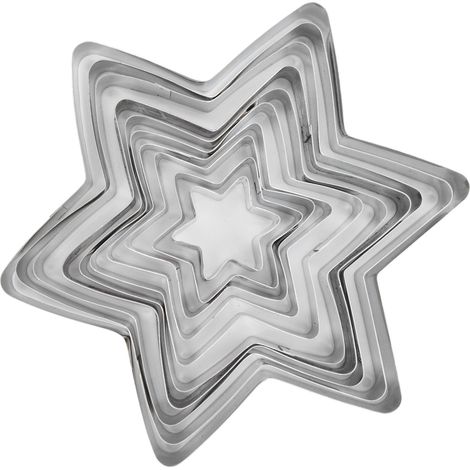 10-teiliges Keksausstecher-Set aus Edelstahl in verschiedenen Größen – Exquisite Verarbeitung, hohe Härte – ideal für Spiele (1/5)
