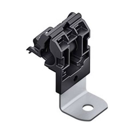 HellermannTyton RCA90SM6-PA66HIRHSUV/ST/ZN-BK Elément de fixation vissable 151-01643 Plage de Ø du faisceau 6.20 à 13.70 mm résistant aux chocs, s R036631 (1/5)