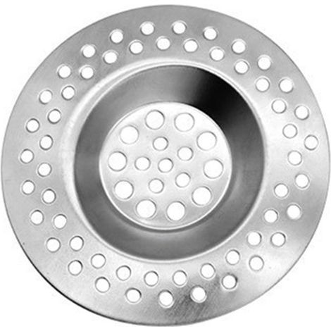 Lot de 2 crépines d'évier - Crépine d'évier en acier inoxydable - Crépine d'évier de cuisine - Couvercle de bonde pour évier de cuisine - 7,1 cm (1/5)