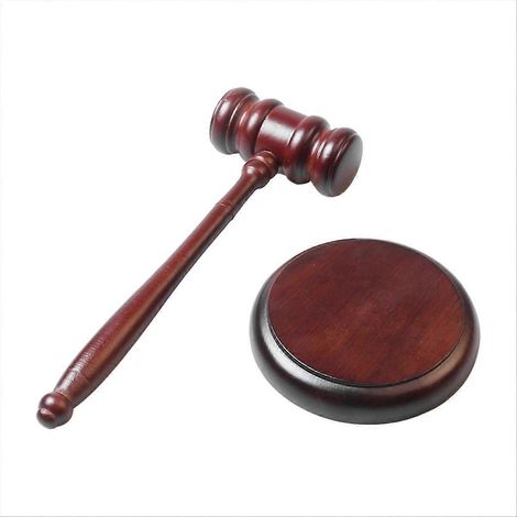 Marteau décoratif d'avocat, marteau de juge, outil multifonction en bois (1/5)