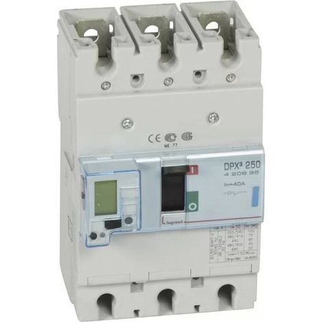Legrand 420635 Interruttore automatico dpx≥ 250 - 40A 3P 70kA - elettronico
