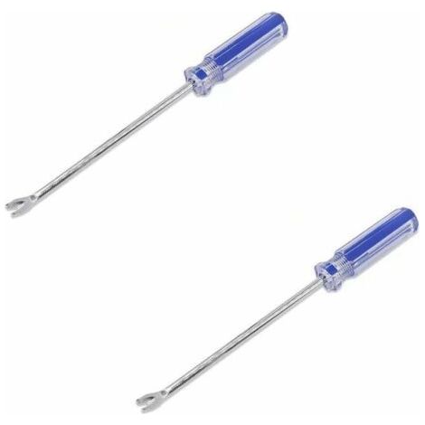 Blue Plastic Handle Nail Staple Rivet Stud Lifter Remover Puller Claw Screwdriver Carpet Garage Carpentry Door Hand Tool (1/5)