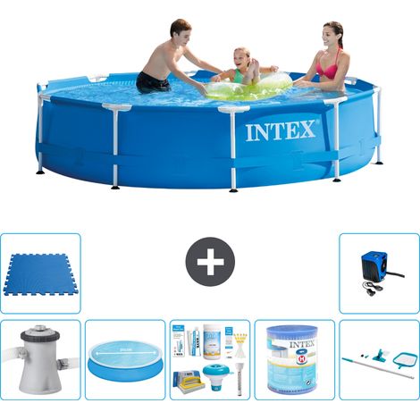 Intex Piscina con struttura Rotonda - 305x76 cm - 8-pezzi  S41712 (1/5)