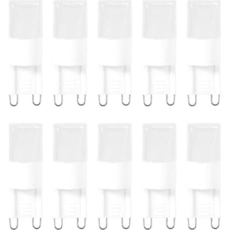 Filiyano-Lot de 10 ampoules LED G9 1 W haute luminosité, blanc chaud 3500 K (1/5)